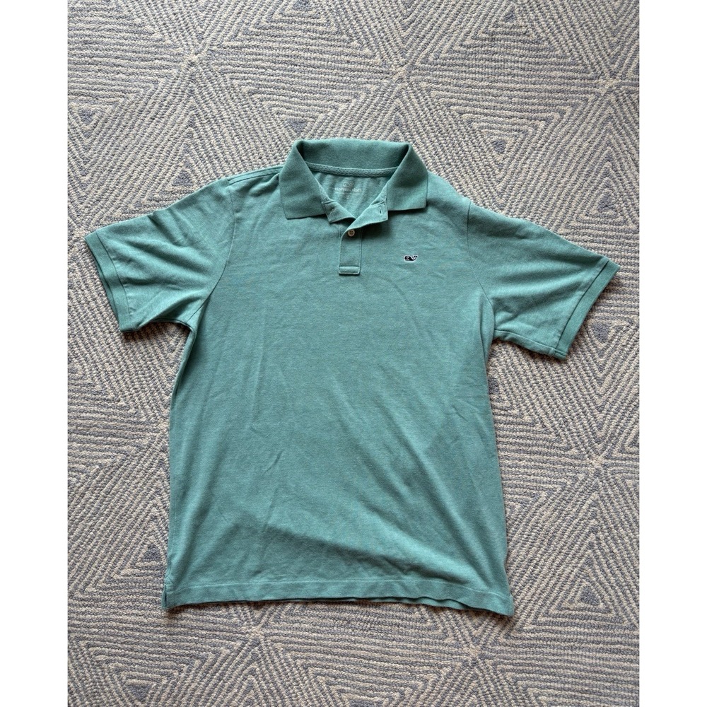 Kids Vineyard Vines Polo Shirt - Green - XL (18)